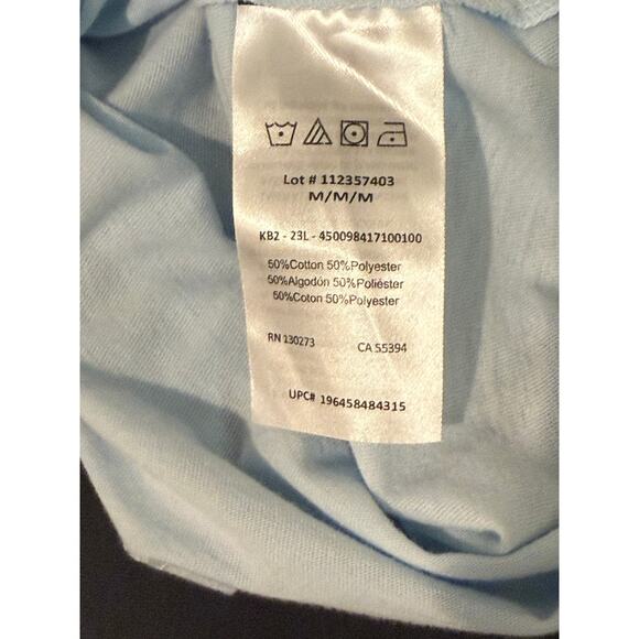 Wrangler Women's Cowboy Hat & Roses Graphic Tee - M Soft cotton Blue - Picture 5 of 7